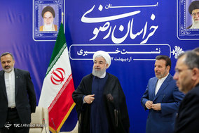 نشست خبری رئیس جمهور در پایان سفر به خراسان رضوی