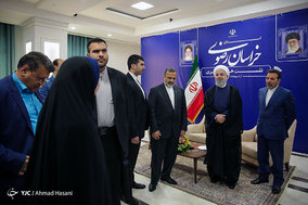 نشست خبری رئیس جمهور در پایان سفر به خراسان رضوی