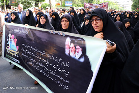 تشييع پيكر آیت‌الله ایمانی در شیراز