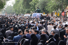 تشييع پيكر آیت‌الله ایمانی در شیراز