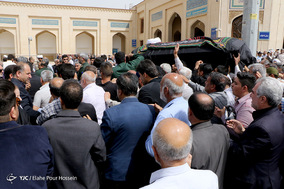 تشييع پيكر آیت‌الله ایمانی در شیراز