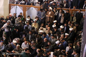 تشييع پيكر آیت‌الله ایمانی در شیراز