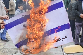 تجمع حوزویان همدان علیه مواضع اخیر دولت آمریکا