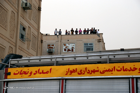 انفجار یک مجتمع مسکونی در اهواز