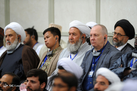دیدار شرکت‌کنندگان در کنگره نقش شیعه در پیدایش و گسترش علوم اسلامی با رهبر معظم انقلاب