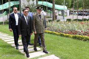 مراسم استقبال رسمی از وزیر دفاع افغانستان