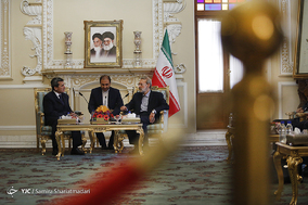 دیدار وزیر امور خارجه ترکمنستان با رییس مجلس شورای اسلامی