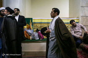 مراسم عمامه گذاری طلاب حوزه علمیه خراسان