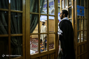 مراسم عمامه گذاری طلاب حوزه علمیه خراسان
