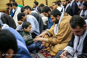 مراسم عمامه گذاری طلاب حوزه علمیه خراسان