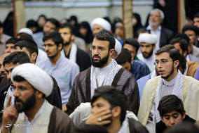 مراسم عمامه گذاری طلاب حوزه علمیه خراسان
