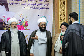 مراسم عمامه گذاری طلاب حوزه علمیه خراسان
