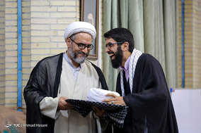 مراسم عمامه گذاری طلاب حوزه علمیه خراسان