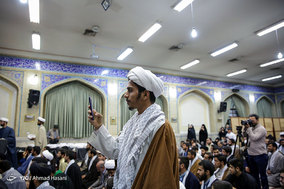 مراسم عمامه گذاری طلاب حوزه علمیه خراسان
