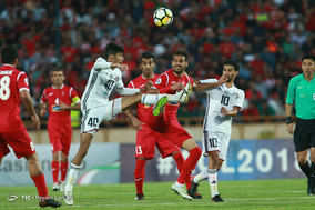 دیدار تیم های فوتبال پرسپولیس و الجزیره