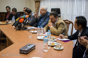 نشست خبری سفیر فلسطین در تهران