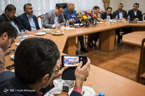 نشست خبری سفیر فلسطین در تهران