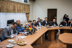 نشست خبری سفیر فلسطین در تهران