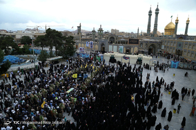 تشییع پیکر شهید مدافع حرم سالم صفرزاده - قم