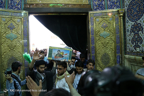تشییع پیکر شهید مدافع حرم سالم صفرزاده - قم