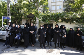 مراسم تشییع پیکر قاسم افشار