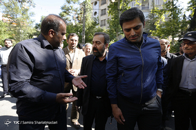 مراسم تشییع پیکر قاسم افشار