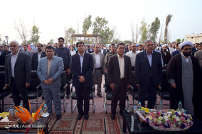 افتتاح دو طرح عمرانی در جزیره کیش
