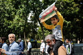 راهپیمایی نمازگزاران تهرانی در محکومیت انتقال سفارت آمریکا به قدس