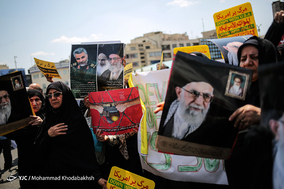 راهپیمایی نمازگزاران تهرانی در محکومیت انتقال سفارت آمریکا به قدس