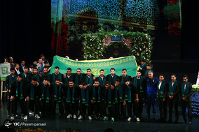 مراسم بدرقه تیم ملی فوتبال به مسابقات جام جهانی 2018