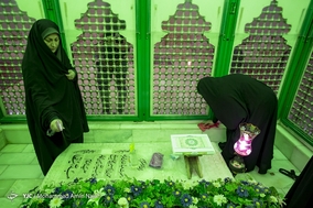 غبارروبی آستان مقدس امام زاده عبدالله همدان