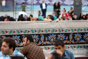 مراسم سفره افطاری در میدان امام حسین(ع)