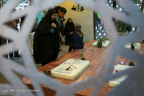 مراسم سفره افطاری در میدان امام حسین(ع)