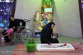 مراسم سفره افطاری در میدان امام حسین(ع)