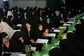 مراسم جزء خوانی قرآن کریم در حرم شاه عبدالعظیم