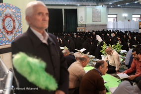 مراسم جزء خوانی قرآن کریم در حرم شاه عبدالعظیم
