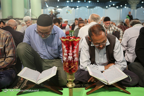 مراسم جزء خوانی قرآن کریم در حرم شاه عبدالعظیم