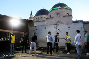 حال و هوای ماه رمضان در مسجد جامع مسلمانان_ کیف اوکراین