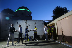 حال و هوای ماه رمضان در مسجد جامع مسلمانان_ کیف اوکراین