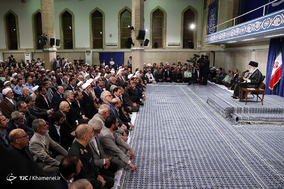دیدار مسئولان و کارگزاران نظام با مقام معظم رهبری