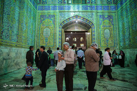 بارش رحمت الهی در مشهد مقدس