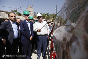 بازدید شهردار تهران از تونل آرش-اسفندیار