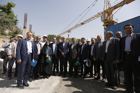 بازدید شهردار تهران از تونل آرش-اسفندیار