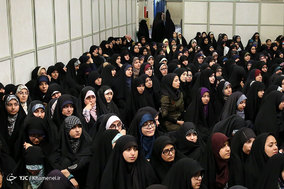 دیدار جمعی از دانشجویان با رهبر معظم انقلاب
