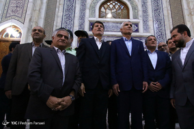 تجدید میثاق اعضا شورای شهر و شهردار تهران با آرمانهای امام