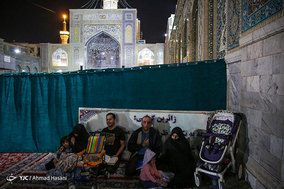 مراسم احیا شب نوزدهم ماه رمضان در حرم امام رضا(ع)