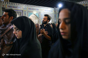 مراسم احیا شب نوزدهم ماه رمضان در حرم امام رضا(ع)
