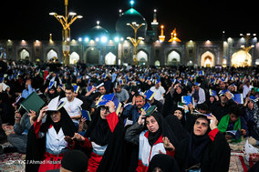 مراسم احیا شب نوزدهم ماه رمضان در حرم امام رضا(ع)