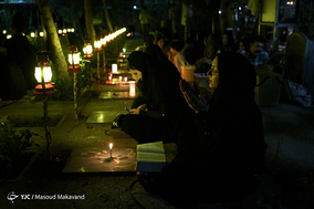 مراسم احیای شب نوزدهم ماه رمضان در قطعه شهدای گمنام بهشت زهرا(س)