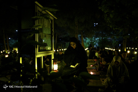 مراسم احیای شب نوزدهم ماه رمضان در قطعه شهدای گمنام بهشت زهرا(س)